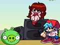 שפּיל Angry Birds ןופ Funkin 'vs PIG טכַאנ גאטיירפ  אָנליין