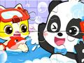 שפּיל Jigsaw Puzzle: Baby Panda Shower Time ליּפש ַיירֿפ ןיילנָא ליּפש  אָנליין
