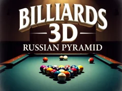 שפּיל Billiards 3D Russian Pyramid אָנליין