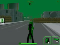 שפּיל Stickman Zombie Shooting 3D אָנליין