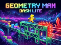 שפּיל Geometry Man Dash Lite אָנליין