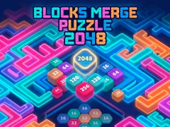 שפּיל Blocks Merge Puzzle 2048 אָנליין