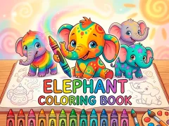 שפּיל Elephant Coloring Book אָנליין