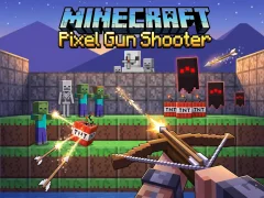 שפּיל Minecraft Pixel Gun Shooter אָנליין