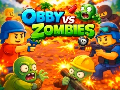 שפּיל Obby vs Zombies אָנליין