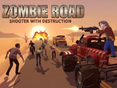 שפּיל Zombie Road: Shooter with Destruction אָנליין