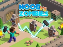 שפּיל Noob vs Zombies אָנליין