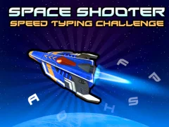 שפּיל Space Shooter: Speed Typing Challenge אָנליין