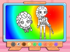 שפּיל Coloring Book: Kpop Rumi אָנליין