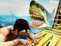 שפּיל Raft Angry Shark Hunting אָנליין