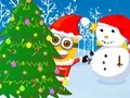 שפּיל Minions Christmas Snowball Wars אָנליין