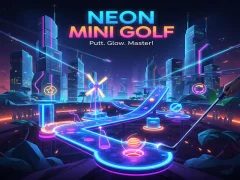 שפּיל Neon Mini Golf אָנליין