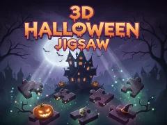 שפּיל 3D Halloween Jigsaw אָנליין