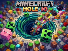 שפּיל Minecraft Hole IO אָנליין