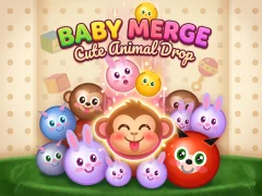 שפּיל Baby Merge Cute animal drop אָנליין