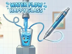 שפּיל Water Flow Happy Glass אָנליין
