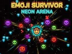 שפּיל Emoji Survivor - Neon Arena אָנליין
