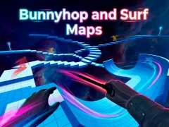 שפּיל Bunnyhop and Surf Maps אָנליין
