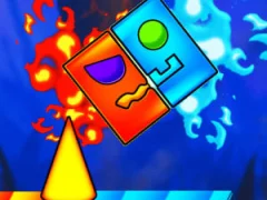שפּיל Fire And Water Geometry Dash אָנליין