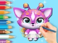 שפּיל Coloring Book: Cute Fluvsies אָנליין