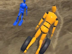 שפּיל Ragdoll Racing: Extreme Downhill אָנליין