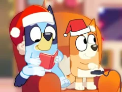 שפּיל Jigsaw Puzzle: Bluey Christmas Party אָנליין
