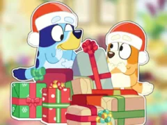 שפּיל Jigsaw Puzzle: Bluey Christmas Unboxing אָנליין