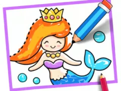 שפּיל Toddler Drawing: Mermaid אָנליין