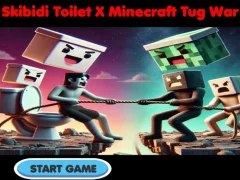 שפּיל Skibidi Toilet X Minecraft Tug War אָנליין