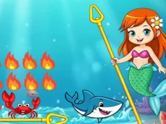 שפּיל Princess vs Shark אָנליין