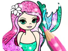 שפּיל Coloring Book: Little Mermaid אָנליין