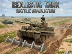 שפּיל Realistic Tank Battle Simulation אָנליין