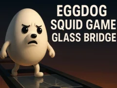 שפּיל Eggdog Squid Game Glass Bridge אָנליין