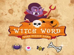 שפּיל Witch Word Halloween Puzzel Game אָנליין