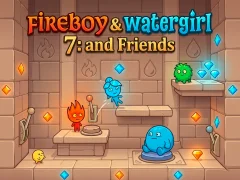 שפּיל Fireboy & Watergirl 7: and Friends אָנליין
