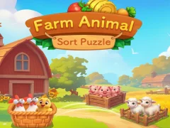 שפּיל Farm Animal Sort Puzzle אָנליין