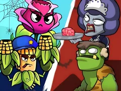 שפּיל Plants Vs Zombies - Merge Defense אָנליין