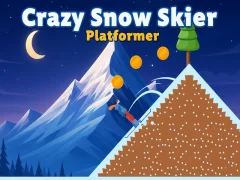 שפּיל Crazy Snow Skier: Platformer אָנליין