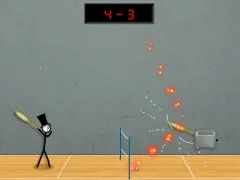 שפּיל Stick Figure Badminton 3 אָנליין