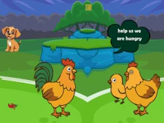 שפּיל Feed Hungry Hen Family אָנליין