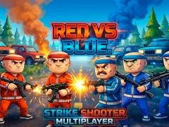 שפּיל Red vs Blue. Strike Shooter Multiplayer אָנליין