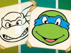שפּיל Ninja Turtles Coloring Book אָנליין