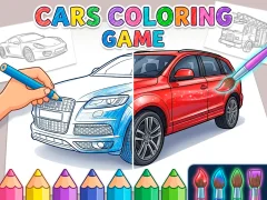 שפּיל Cars Coloring Game אָנליין