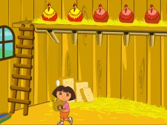 שפּיל Dora The explorer Saves the Farm אָנליין