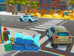 שפּיל 2 Player 3D City Racer אָנליין