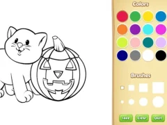 שפּיל Halloween Coloring Book אָנליין