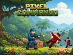 שפּיל Pixel Commando אָנליין