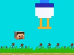 שפּיל Chicken Jockey Flappy Minecraft אָנליין