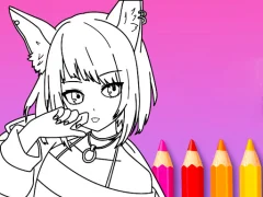 שפּיל Anime Manga Coloring Book אָנליין