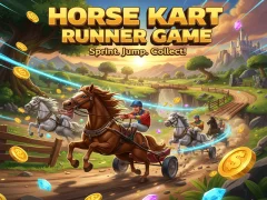שפּיל Horse Kart Runner Game אָנליין